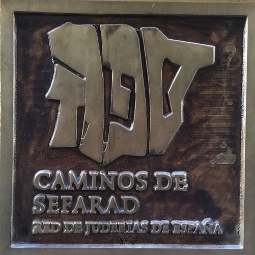 Placa "Caminos de Sefarad"