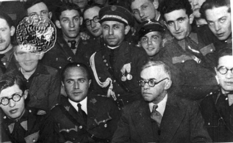 Almuerzo del Betar en Polonia en 1939