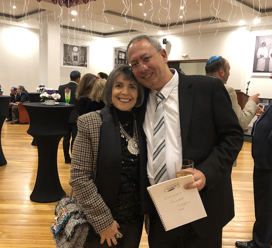 Debby May de Betzak con Jazan Rosenthal